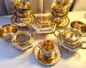 J.R. Limoges - Jean Raynaud - Theeservies (27) - Octagon -