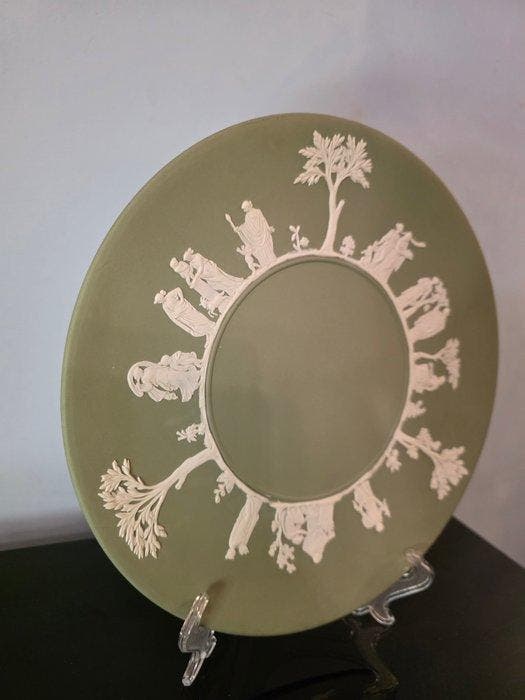 Wedgwood - Schotel - Jasperware - Verfijnde neoclassistische, Antiquités & Art, Antiquités | Verre & Cristal
