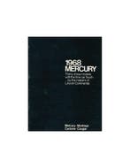 1968 MERCURY PROGRAMMA BROCHURE ENGELS (USA), Nieuw