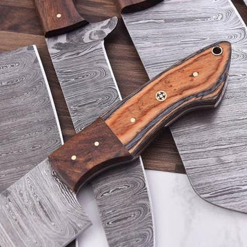 Keukenmes - Chefs knife - Gevouwen staal ,hars - Noord