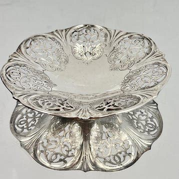 Panier - Rococo Revival ajouré - Argent - Bonbon / Praline