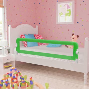 vidaXL Kinderbedhekjes 2 st 150x42 cm groen, Kinderen en Baby's, Verzenden, Nieuw