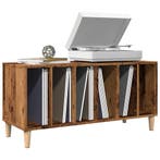 vidaXL Platenkast 100x38x48 cm bewerkt hout oud houtkleurig, Verzenden