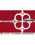 1966 LANCIA FLAMINIA SUPERSPORT BROCHURE ITALIAANS