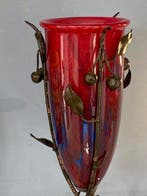 Murano - Umberto Bellotto - Vase - Verre, Métal, Antiquités & Art