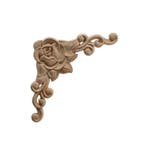 Decoratief houten ornament voor binnentoepassingen (bloemen, Verzenden, Nieuw