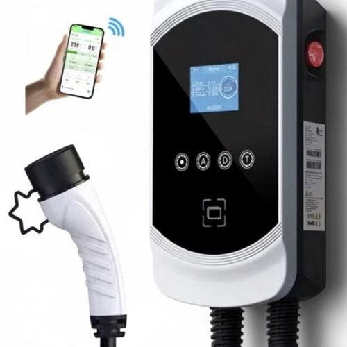 Premium Laadpaal 11 kW wit met 5m vaste Type 2 kabel |, Auto diversen, Laadpalen, Laadpaal, Nieuw, Ophalen of Verzenden