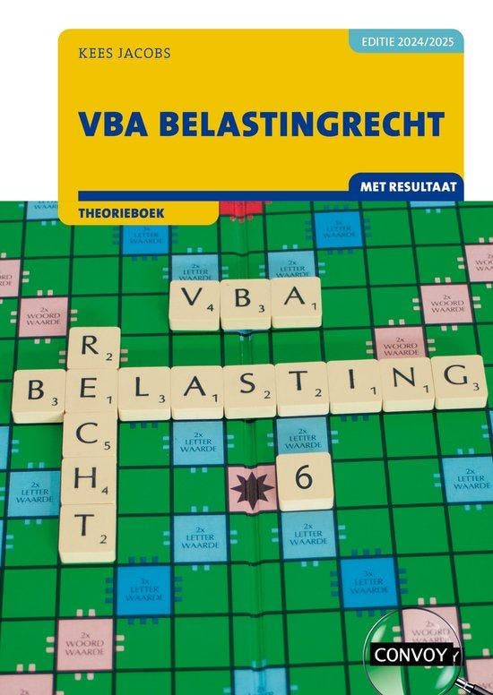 VBA Belastingrecht met resultaat 2024/2025 Theorieboek, Livres, Science, Envoi