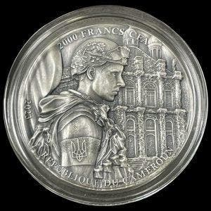 Kameroen. 2000 Francs 2023 Snake Island Incident. 2 Oz .999