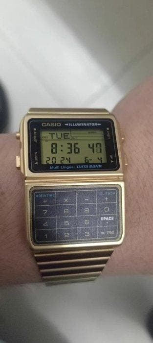 Casio Data Bank DBC-611G - calculator watch - Computer, Nieuw