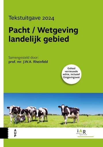 Pacht / Wetgeving Landelijk Gebied | Nieuw, Verzenden, Nieuw, Jeroen Rheinfeld