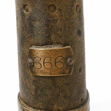 Lanterne - Laiton, Verre, Métal - Lampe minière britannique