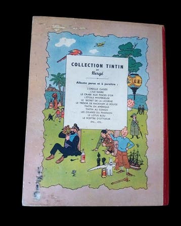 Tintin T2 - Tintin au Congo (B1) - C - EO couleur - 1 Album