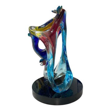 sculptuur, Infinito - 38 cm - Glas