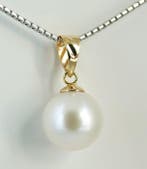 Sans prix de réserve - Pendentif - 18 carats Or jaune Perle