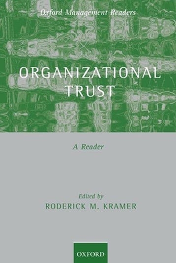 Organizational Trust 9780199288502 Kramer, Verzenden, Gelezen, Kramer