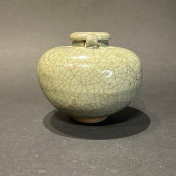 Pot - Aardewerk - Ming waterpotje, Antiek en Kunst