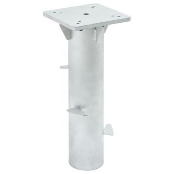 vidaXL Parasolvoet voor in de grond 16x16x39,5 cm staal, Verzenden