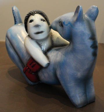 Herman Brood (1946-2001) - Statue, Horse power medium - 24