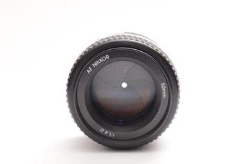 Nikon AF Nikkor 50mm F1.4 D Cameralens, Nieuw