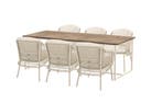 4 Seasons Outdoor Puccini tuinset met Quatro tafel latte met, Nieuw