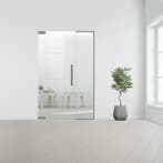 Glazen binnendeur met zijlicht zonder kozijn RVS beslag-Link, Verzenden, Nieuw