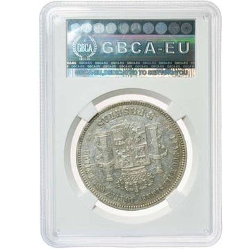 Spanje. Alfonso XII. 5 Pesetas Madrid, 1876*76. DEM. GBCA -