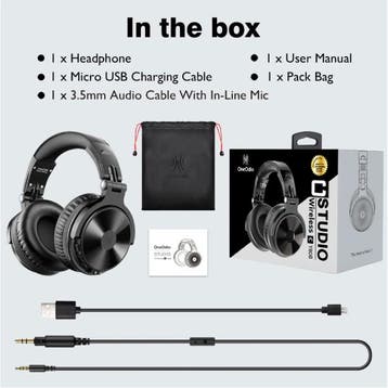 Pro-C Draadloze Koptelefoon - 110 Uur Afspeeltijd - Headset, Verzenden, Nieuw
