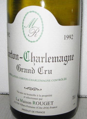 1992 La Maison Rouget - Corton Charlemagne Grand Cru - 2
