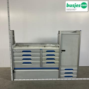Sortimo alu bedrijfswagen inrichting 1740x390x1300mm (3141), Auto-onderdelen, Verzenden, Gebruikt