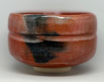 Shoraku Klin () - Bol à thé - Argile - Aka-Raku ()