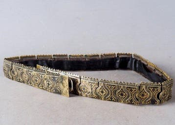 La ceinture ottomane du Caucase - Laiton, incrusté selon la