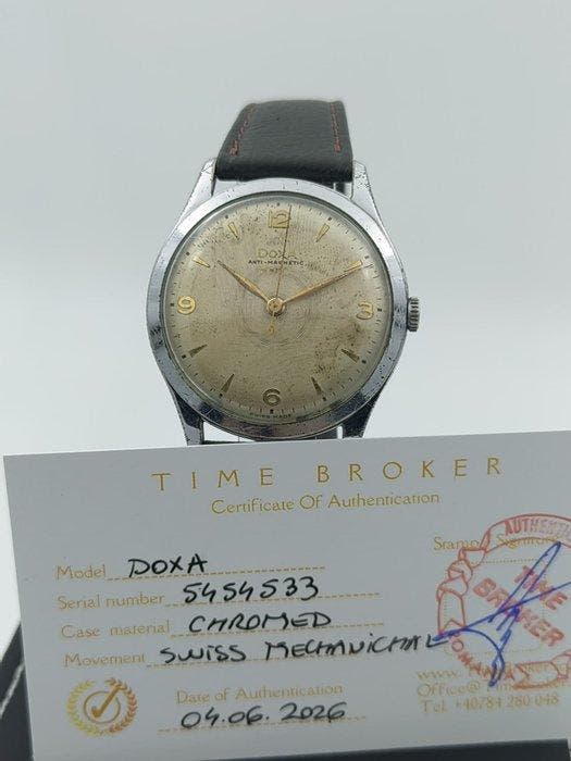 Doxa - Small Second - Jumbo Case - Sans prix de réserve -, Handtassen en Accessoires, Horloges | Heren