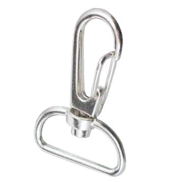 Fako Bijoux - 50x Musketonhaak D-Ring - Karabijnhaak -, Hobby en Vrije tijd, Verzenden, Nieuw