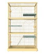 MaxxPet Kattenkooi Konijnenhok 92x62x174cm (Dier), Dieren en Toebehoren, Ophalen of Verzenden, Nieuw