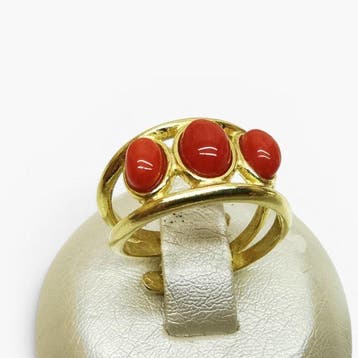 Koraal - Argento 925 - Ring - Italiaans vakmanschap