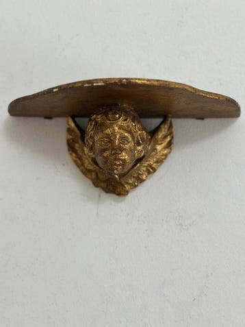 Wandrek - Hout - Gouden cherubplank