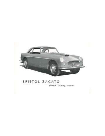 1959 BRISTOL ZAGATO GRAND TOURING LEAFLET ENGELS, Nieuw