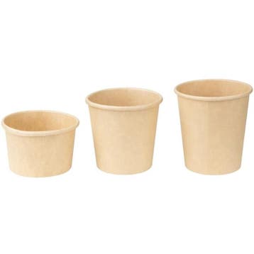 Portiepotjes | Papier | Recyclebaar | 80ml | 1000 Stuks, Verzenden