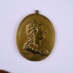 Verzameling van 3 medailles: Lodewijk XVI, Albert Ier, Art, Postzegels en Munten