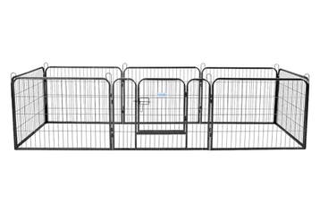 Lendo Online Parc pour Chien 8 Panneaux 80x60 cm Anthracite