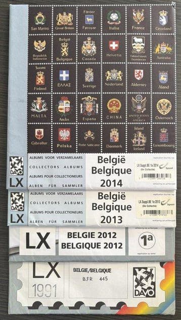 België 1938/2014 - Verzameling van meer dan 100 DAVO LX, Gestempeld