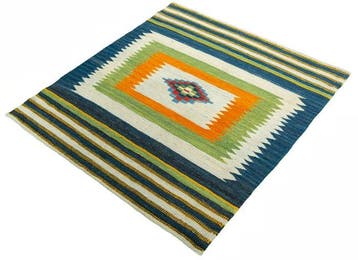 Handgeweven designer Kelim - Verzamelaarsstuk - Kelim - 105, Nieuw