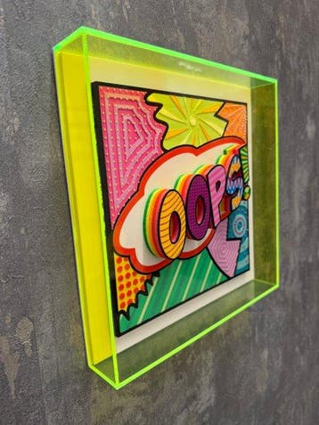 KIRAS - OOPS! 25x25cm LIME NEON