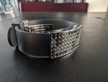 Beeld, Swarovski armband - 6 cm - Metaal, Rhodium plated,