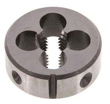 Filière ronde DIN EN 22568 Filetage standard M 12x1.75, Verzenden