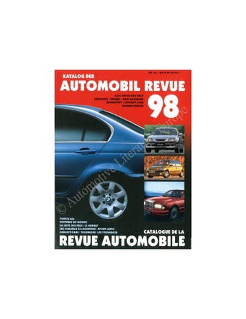 1998 AUTOMOBIL REVUE JAARBOEK DUITS FRANS, Ophalen of Verzenden, Nieuw