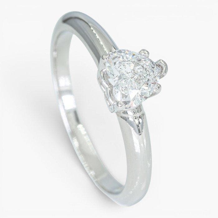 Sans prix de réserve - Bague - 14 carats HRD Antwerp, Or, Handtassen en Accessoires, Ringen