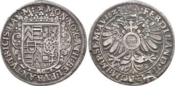 1/2 Reichstaler, daalder 1623 Hanau muntenberg: Philipp M..., Verzenden, België