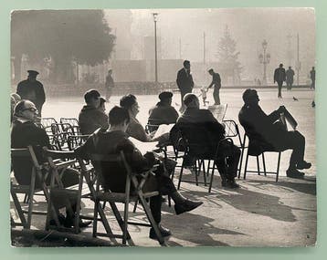 Jean Ribiere (1922 - 1989) - Barcelone - Place de Catalogne